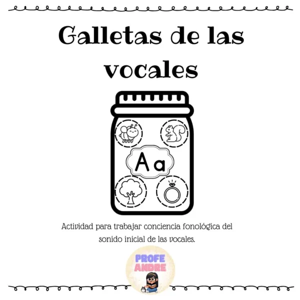 Galletas de las vocales