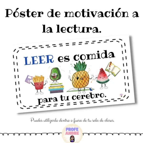 Póster motivación a la lectura