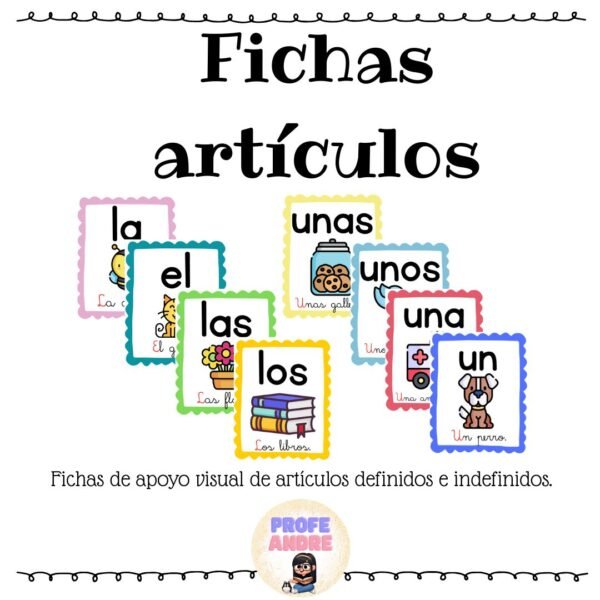 Fichas de artículos